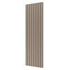 Plieger Designradiator Plieger Cavallino Retto Dubbel 1716 Watt Middenaansluiting 200x60,2 cm Zandsteen