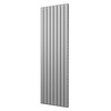 Plieger Designradiator Plieger Cavallino Retto Dubbel 1716 Watt Middenaansluiting 200x60,2 cm Pearl Grey