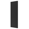 Plieger Designradiator Plieger Cavallino Retto Dubbel 1716 Watt Middenaansluiting 200x60,2 cm Black Graphite