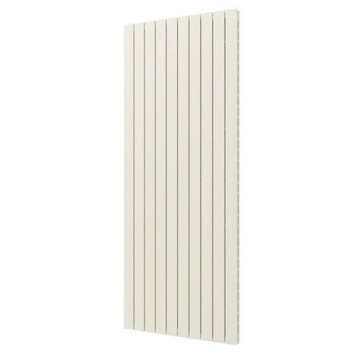 Designradiator Plieger Cavallino Retto Dubbel 2146 Watt Middenaansluiting 200x75,4 cm Wit Structuur 