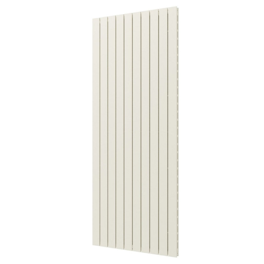 Designradiator Plieger Cavallino Retto Dubbel 2146 Watt Middenaansluiting 200x75,4 cm Wit Structuur