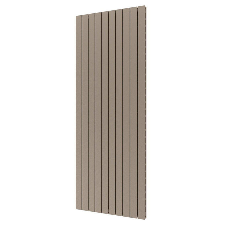 Designradiator Plieger Cavallino Retto Dubbel 2146 Watt Middenaansluiting 200x75,4 cm Zandsteen