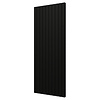 Plieger Designradiator Plieger Cavallino Retto Dubbel 2146 Watt Middenaansluiting 200x75,4 cm Zwart