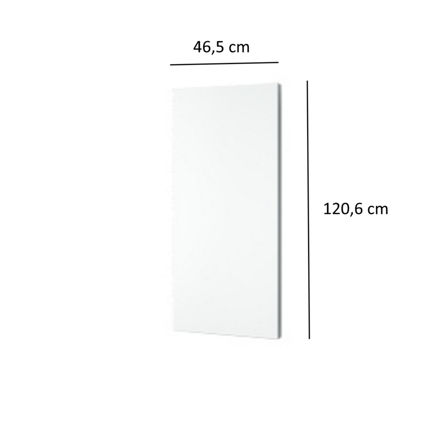 Designradiator Plieger Perugia 549 Watt Middenaansluiting 120,6x45,6 cm Donkergrijs Structuur