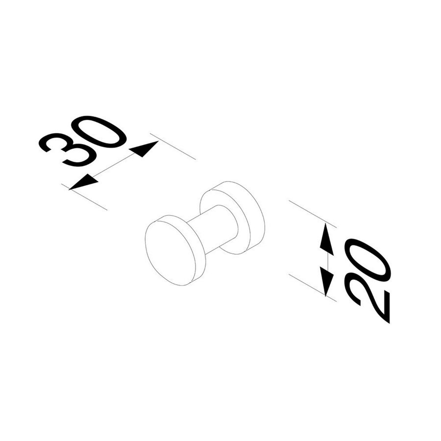 Handdoekhaak Geesa Nemox Zwart