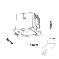 Spot Aquasplash Cora Aluminium 600Lm 6W 2700K Wit