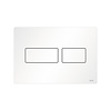 Bedieningsplaat TECE Solid Mat Wit