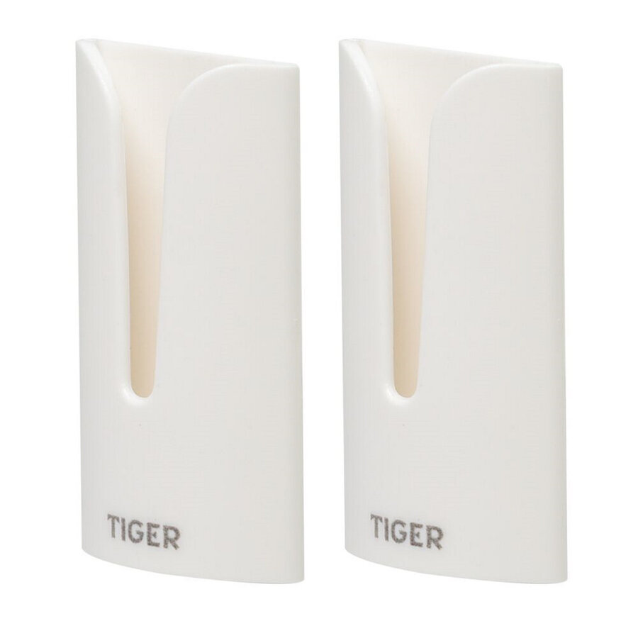 Handdoekhaak Tiger Tulip Zelfklevend 2 Stuks Wit