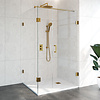 Sanitop Douchecabine Compleet Just Creating 3-Delig 100x120 cm Goud