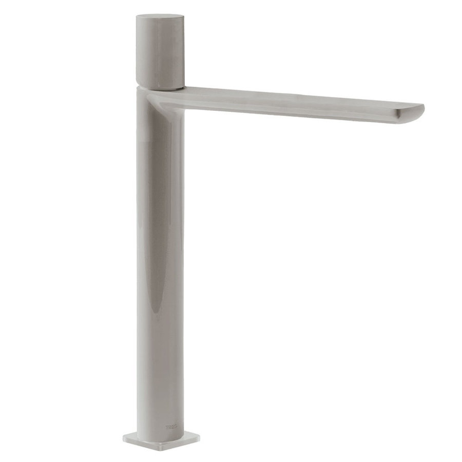 Wastafelmengkraan Tres Loft 1-Knop Uitloop Recht 28.2 cm Rond RVS