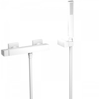 Douchemengkraan Tres Slim Exclusive Opbouw Vierkant Mat Wit