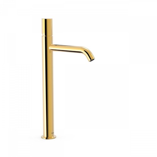 Wastafelmengkraan Tres Study Exclusive 40,5 cm 1-Knop Rond Goud 