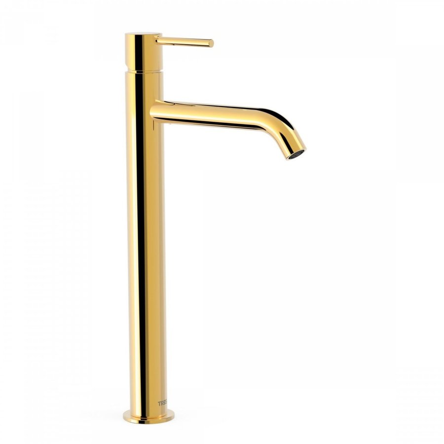 Wastafelmengkraan Tres Study Exclusive 38,5 cm 1-Knop Rond Goud