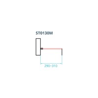 Inloopdouche Van Rijn ST01 Zonder Stabilisatiestang 30x200 cm Helder Glas 8 mm RVS