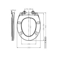 Toiletzitting Wiesbaden Ultimo 3.0 Soft-Close One Touch Inclusief Deksel Wit