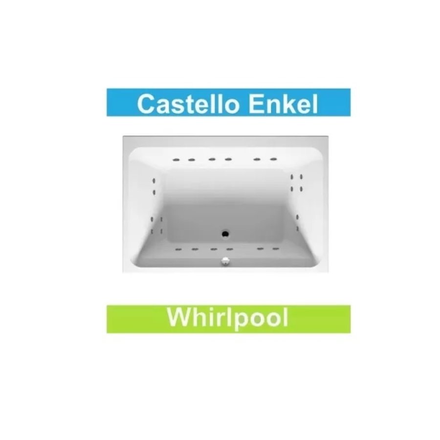 Ligbad Riho Castello 180x120 cm Whirlpool Enkel systeem