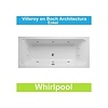 Villeroy en Boch Ligbad Villeroy & Boch Architectura 190x90 cm Balboa Whirlpool systeem Enkel