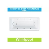 Ligbad Villeroy & Boch Architectura 170x70 cm Balboa Whirlpool systeem Enkel
