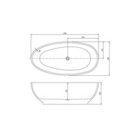 Vrijstaande Whirlpool Wiesbaden Ellips 180x90x58 cm Luchtsysteem Met RVS Jets Wit