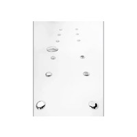 Vrijstaande Whirlpool Wiesbaden Oval 170x78x60 cm Luchtsysteem Mat Wit (afvoer optioneel)