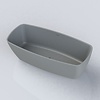 Vrijstaand Ligbad Boss & Wessing Cali 174x78x55 cm Cast Marble Beton Grijs