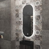 Badkamerspiegel BWS Riono 40x100cm Verticaal LED