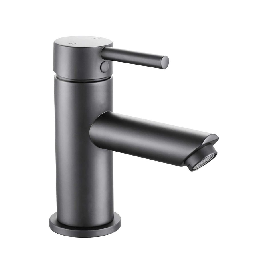 Wastafelmengkraan Aqua Splash Colorato 1 Hendel Gunmetal