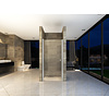 Douchedeur Aqua Splash Hayes 80x190 cm Helder Glas Aluminium Chroom Profiel