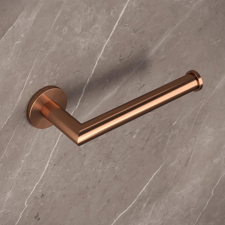 Toiletrolhouder Brauer Copper Wandmontage met PVD coating Geborsteld Koper