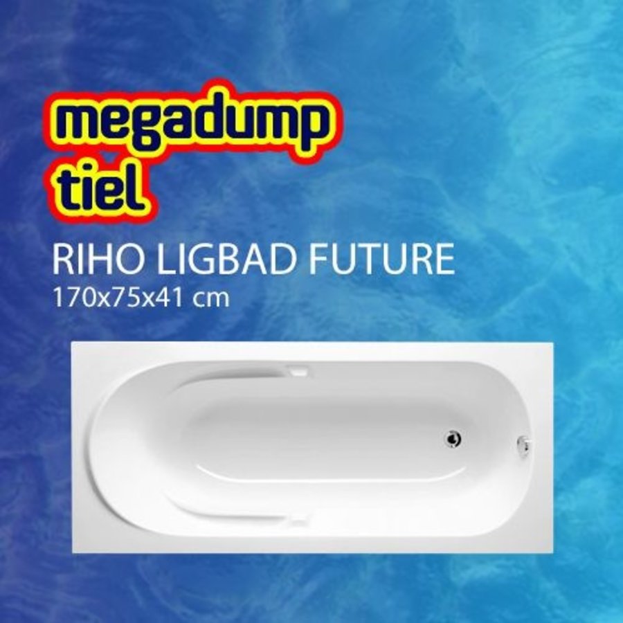 Ligbad Future 170X75X41 Cm Wit