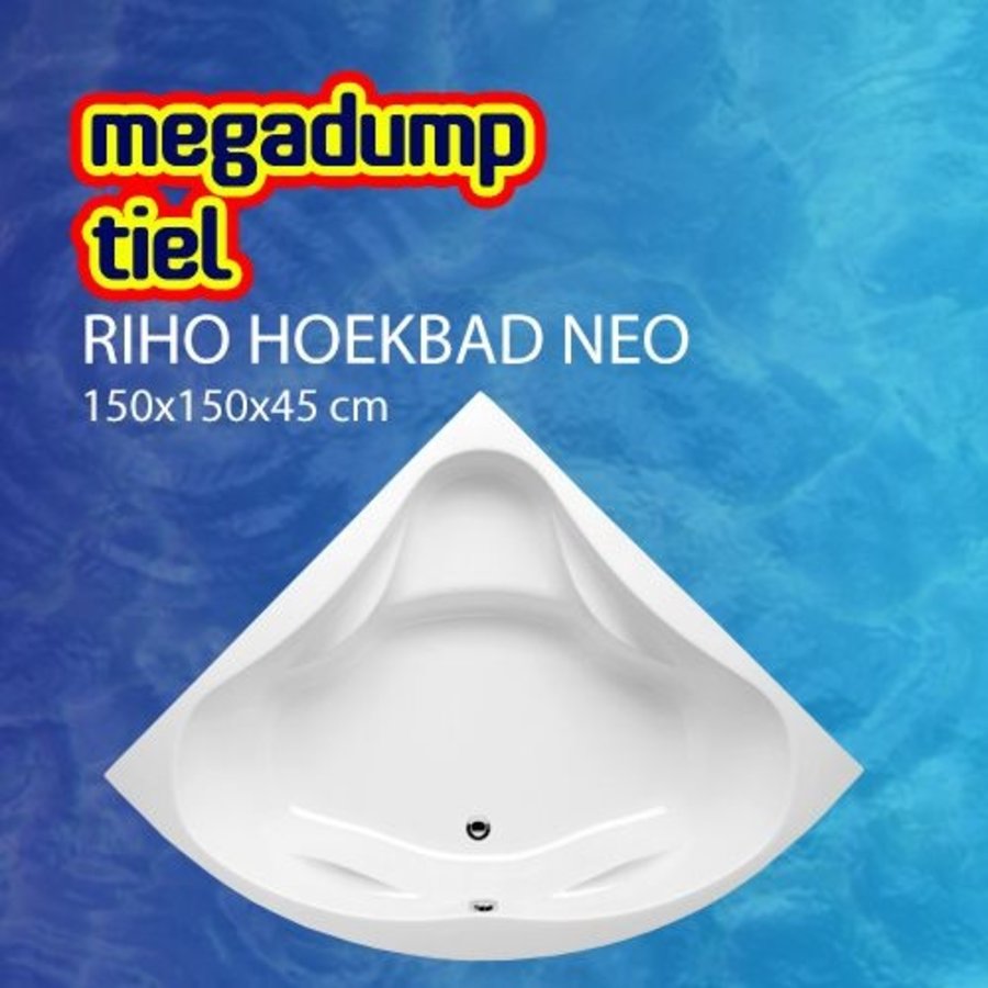Hoekbad Neo 150X150X45 Cm Wit
