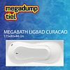 MegaBath Ligbad Curacao 175X80X44 Cm