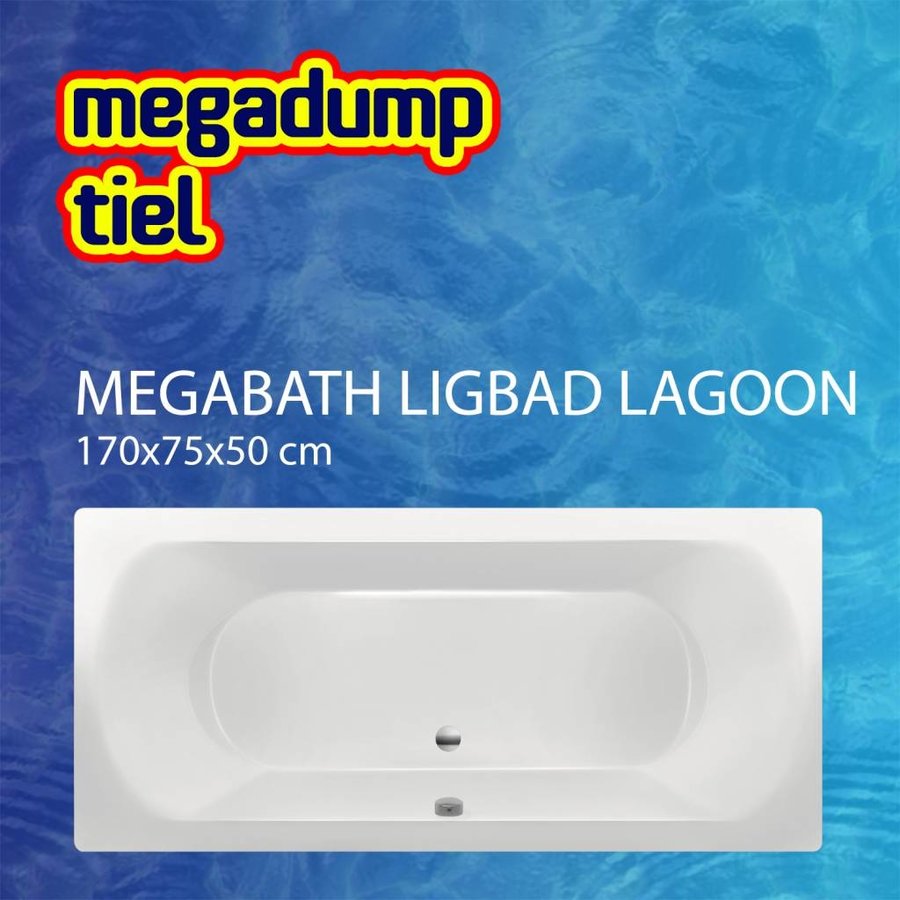 Ligbad Lagoon 170X75X50 Cm