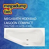 MegaBath Hoekbad Lagoon Compact 160X75X45 Cm Rechts/Links