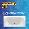 MegaBath Ligbad Tanga 180X90X48 Cm