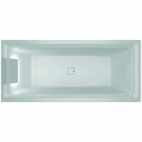 Ligbad Riho Still Square met LED en Hoofdsteun 180x80 cm Acryl Wit