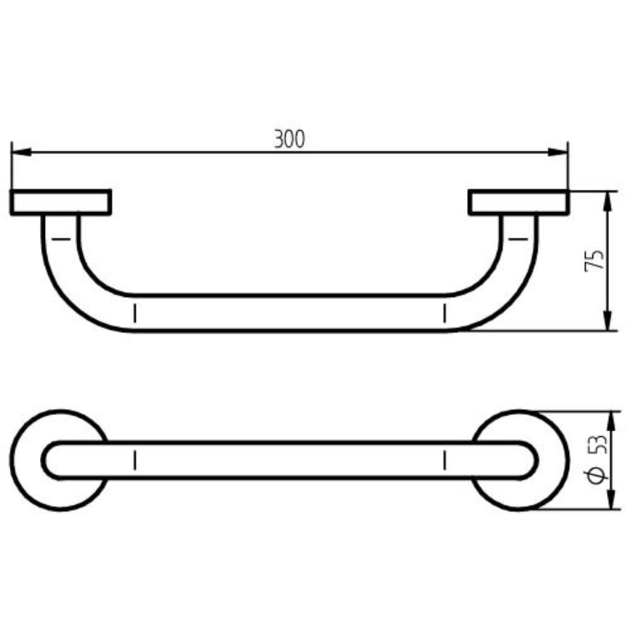 Badgreep Haceka Kosmos 25 cm Chroom
