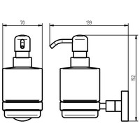 Zeepdispenser Haceka Kosmos Chroom