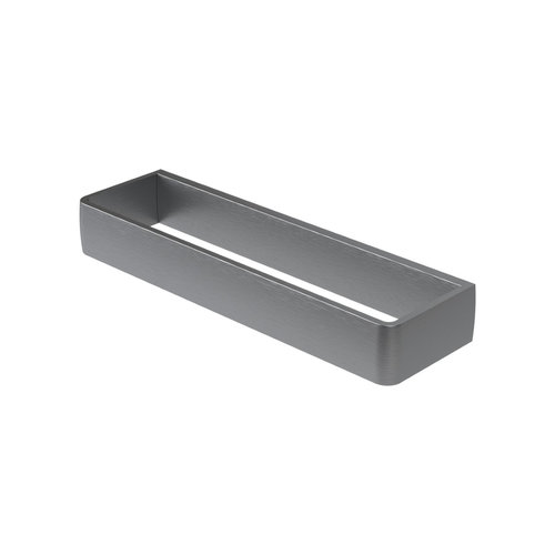 Handdoekring Haceka Aline Grey 25,9x3,5 cm Aluminium Mat Grijs 