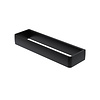 Haceka Handdoekring Haceka Aline Black 25,9x3,5 cm Aluminium Mat Zwart