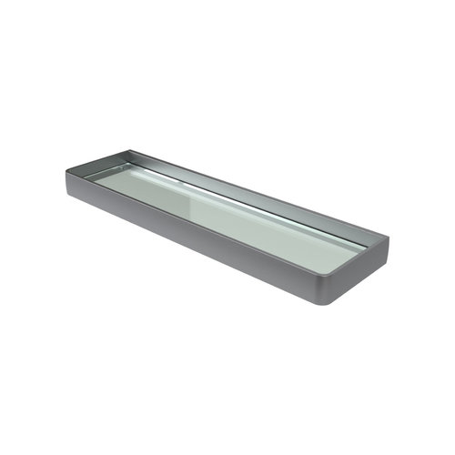 Planchet Haceka Aline Grey 46x3,5 cm Aluminium Mat Grijs 