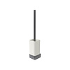 Toiletborstelset Haceka Aline Grey 41,4 cm Aluminium Mat Grijs