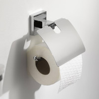 Toiletrolhouder Haceka Mezzo met Klep Chroom