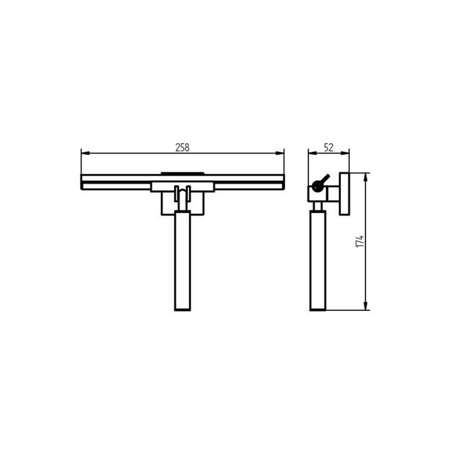 Wisserset Haceka Mezzo met Ophangknop Chroom