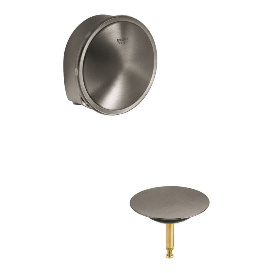 Badafvoercombinatie Grohe Others Hard Graphite Geborsteld (excl. inbouwdeel)