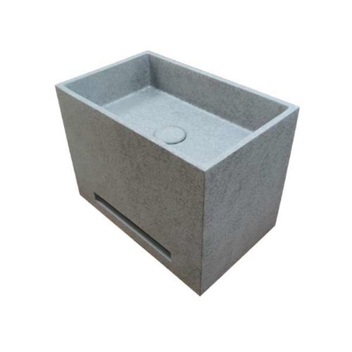 Fontein Ideavit Idea.Wall 40x25x30 cm Rechthoek Beton Grijs 