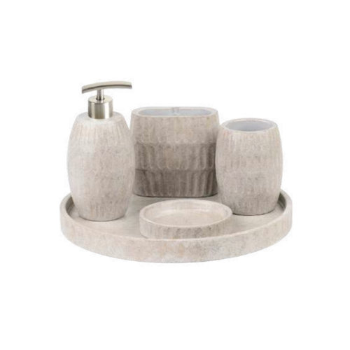 Accessoires Set Ideavit Idea.Pick Rond Beton Licht Grijs 