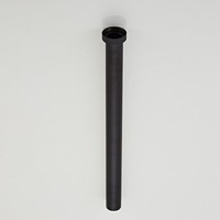 Verlengbuis voor Sifon AquaSplash Nero 40 cm Mat Zwart