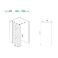 Slim Glasplaat Wiesbaden 1400x2000 8mm Nano Rookglas