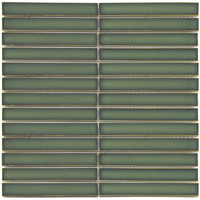Mozaiek Tegel Sevilla 29,6x29,9 cm Finger Glossy Forest Green (Prijs per 0,89 M2)